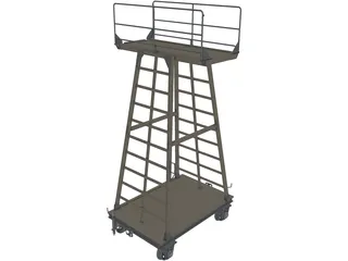 Tower Car 3D Model preview