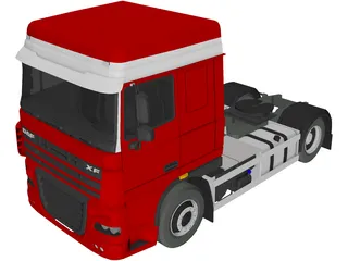 DAF XF 3D Model preview