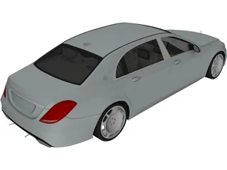 Mercedes-Maybach (2019) 3D Model preview