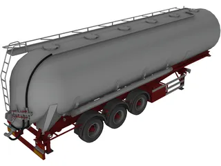 LAG Bulktrailer 3D Model preview