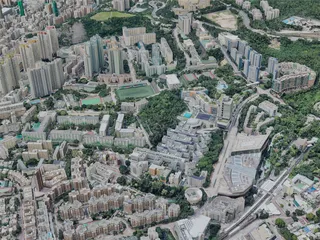 Hong Kong City, China (2019) 3D Model preview