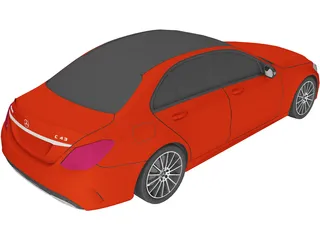 Mercedes-Benz C43 AMG 3D Model preview