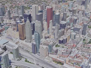 Toronto City, ON, Canada (2019) 3D Model preview