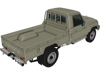 Toyota Land Cruiser [J71] 3D Model preview