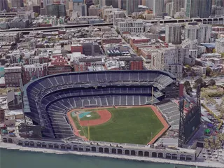 San Francisco City Downtown, CA, USA (2019) 3D Model preview