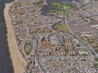 New York City, Brooklyn, USA (2019) 3D Model preview