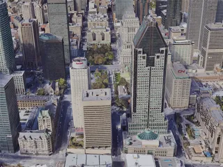 Montreal City, QC, Canada (2019) 3D Model preview