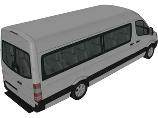 Mercedes-Benz Sprinter H2L3 (2013) 3D Model preview