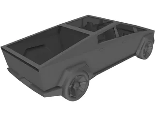 Tesla Cybertruck (2019) 3D Model preview