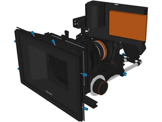 Sony Alpha A7S Mark II 3D Model preview