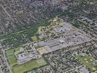 Hamilton City, ON, Canada (2019) 3D Model preview