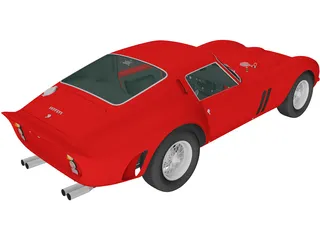 Ferrari 250 GTO (1962) 3D Model preview
