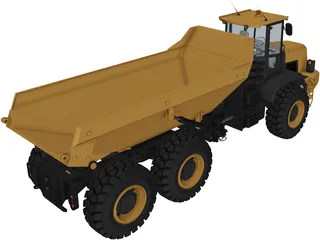 Dump Truck 3D Model preview