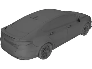 Ford Fusion Titanium (2018) 3D Model preview