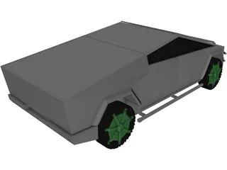 Tesla Cybertruck 3D Model preview