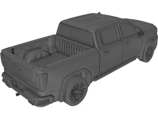 GMC Sierra 1500 (2019) 3D Model preview