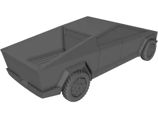 Tesla Cybertruck 3D Model preview