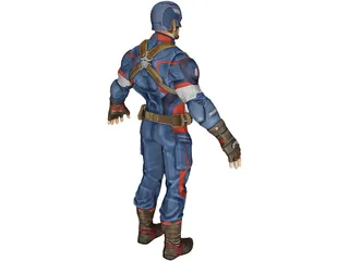 Capitan America Age of Ultron 3D Model preview