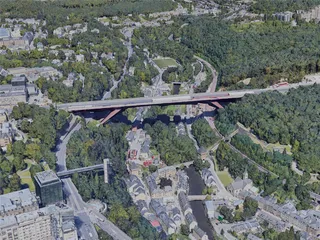 Luxembourg City (2019) 3D Model preview
