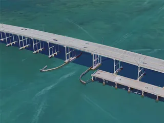 Miami City Downtown, FL, USA (2019) 3D Model preview