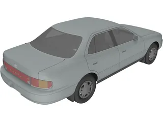 Toyota Camry (1992) 3D Model preview