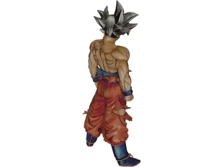Goku Ultra 3D Model preview