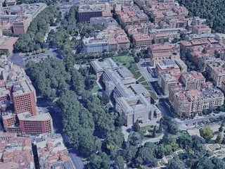 Madrid City, Spain (2019) 3D Model preview