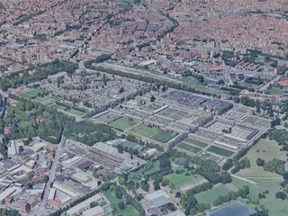 Turin City, Italy (2019) 3D Model preview