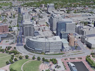 Norfolk City, VA, USA (2019) 3D Model preview