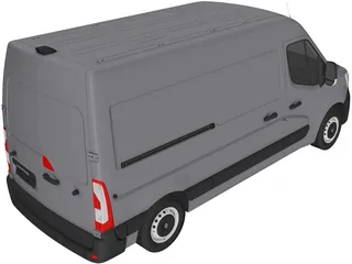 Renault Master (2020) 3D Model preview