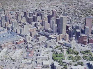 Denver City, CO, USA (2019) 3D Model preview