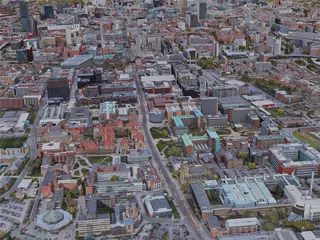 Manchester City, UK (2019) 3D Model preview
