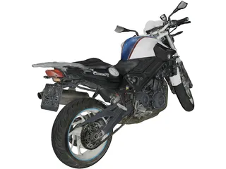 BMW F800R 3D Model preview