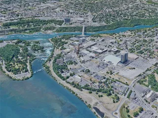 Niagara Falls City (2019) 3D Model preview