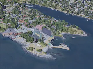 Oslo City, Norway (2019) 3D Model preview