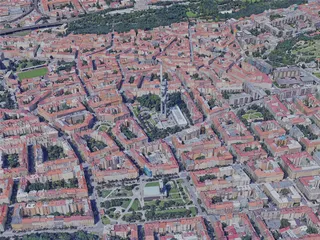 Prague City, Czechia (2019) 3D Model preview