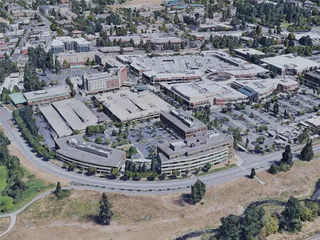 Redmond City, WA, USA (2019) 3D Model preview