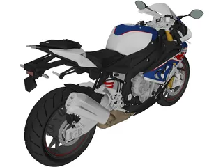 BMW S 1000 RR (2018) 3D Model preview
