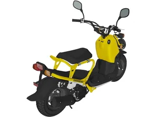 Honda NPS50 Zoomer Ruckus (2005) 3D Model preview
