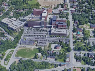 Cincinnati City, OH, USA (2019) 3D Model preview