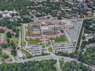 Raleigh City, NC, USA (2019) 3D Model preview