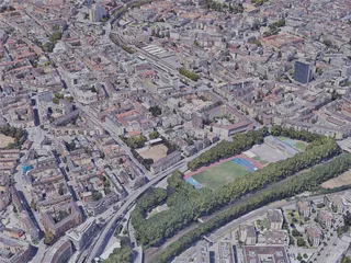 Zurich City, Switzerland (2019) 3D Model preview