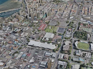 Durban City, South Africa (2019) 3D Model preview