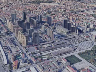 Naples City, Italy (2019) 3D Model preview