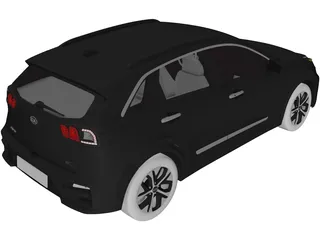 Kia Niro EV (2018) 3D Model preview