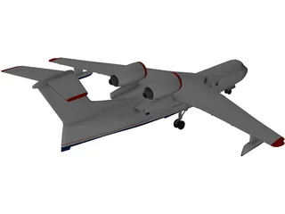 Beriev Be-200 Altair 3D Model preview