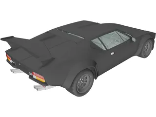 De Tomaso Pantera (1984) 3D Model preview