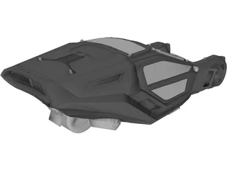 Blade Runner 2049 Spinner 3D Model preview