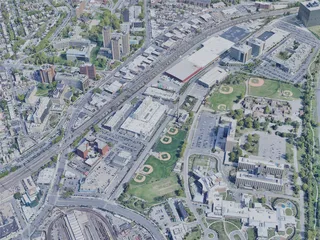New York City, The Bronx, USA (2019) 3D Model preview