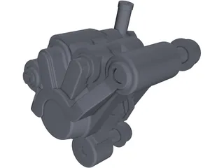 Formula Mountain Bike Brake Caliper 3D Model preview